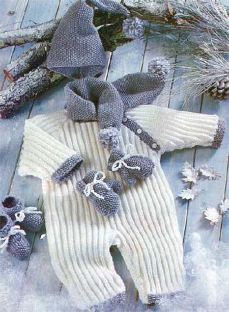 Knitted baby clothes - baby knitwear (4)