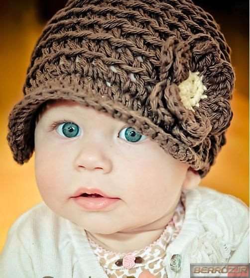 Children knitted hat model (1)