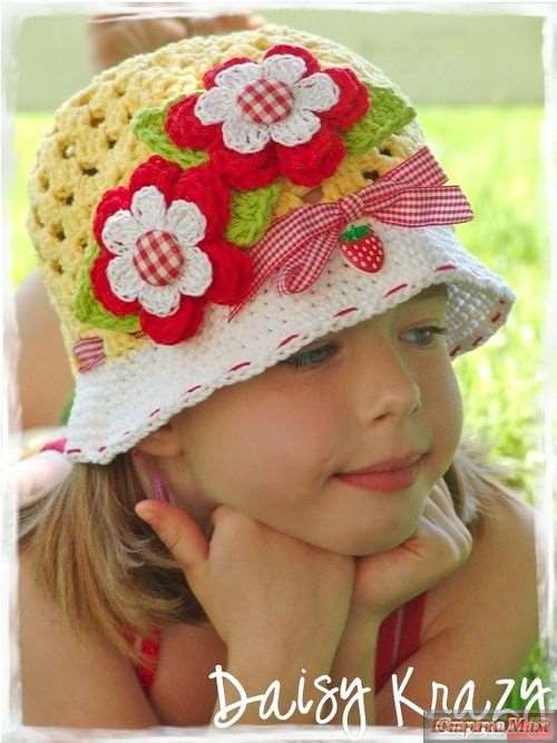 Children knitted hat model (2)