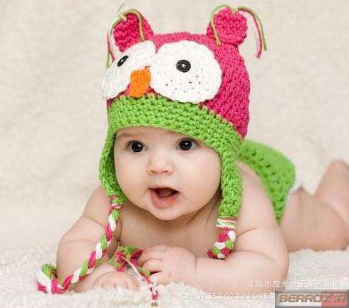 Children knitted hat model (9)