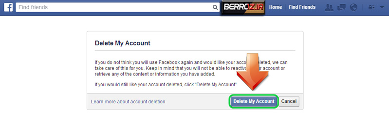 How To Delete Your Facebook Account Permanently (2)