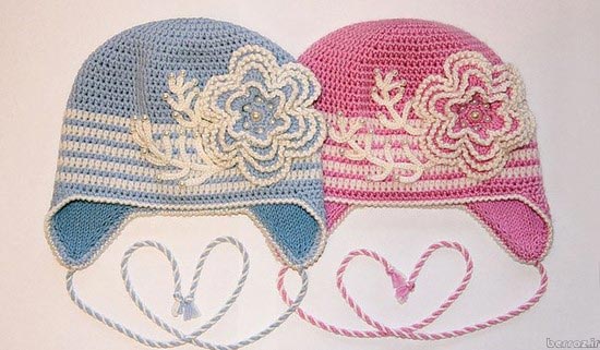 Knitted hats for children (4)
