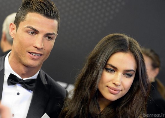 Cristiano Ronaldo e Irina. namorada. civil. gala entrega da Bola de Ouro 2013 ao jogador.