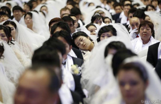 Photo 3800 married couples from all over the world in South Korea (5)