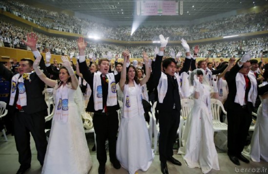 Photo 3800 married couples from all over the world in South Korea (6)