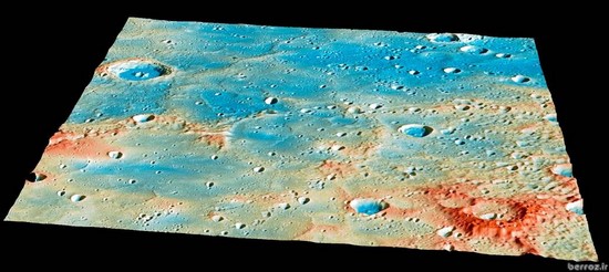 Overview of MESSENGER Spacecraft's Impact Region on Mercury (3)